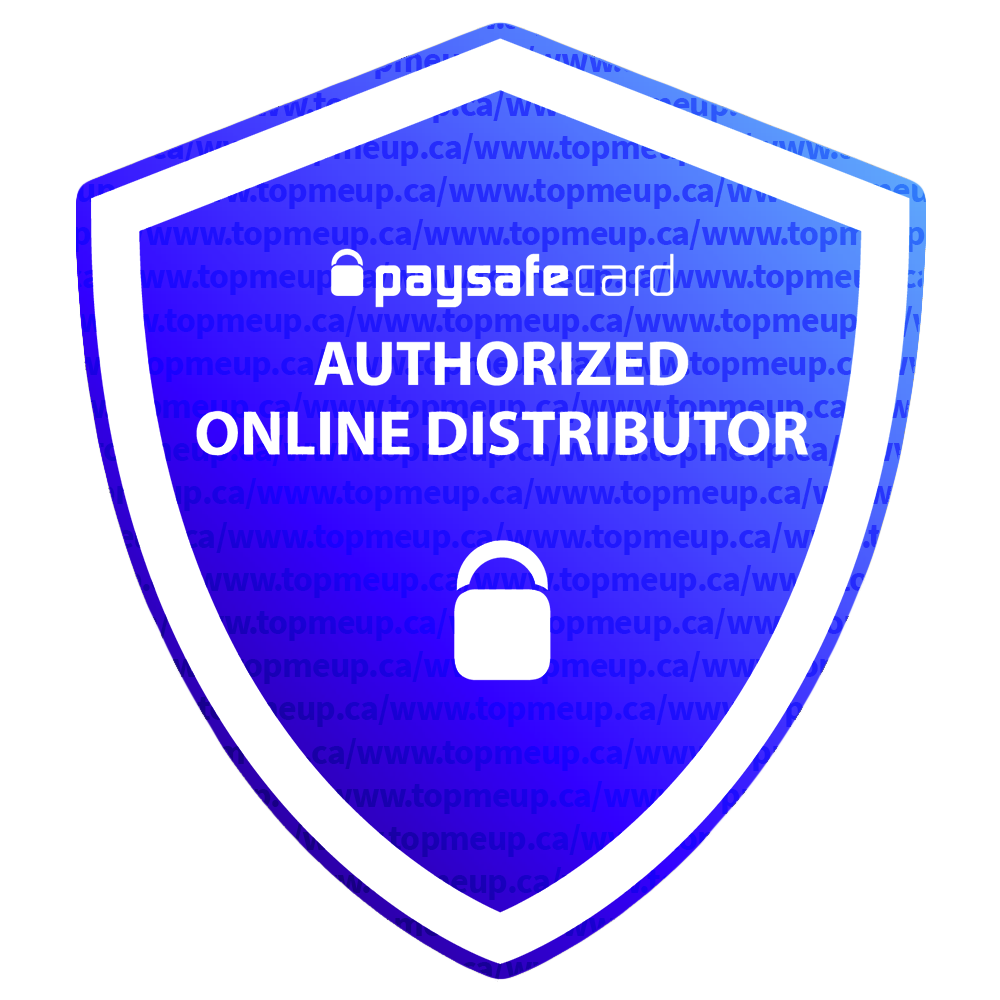 Topmeup is an authorized distributor of Paysafecard